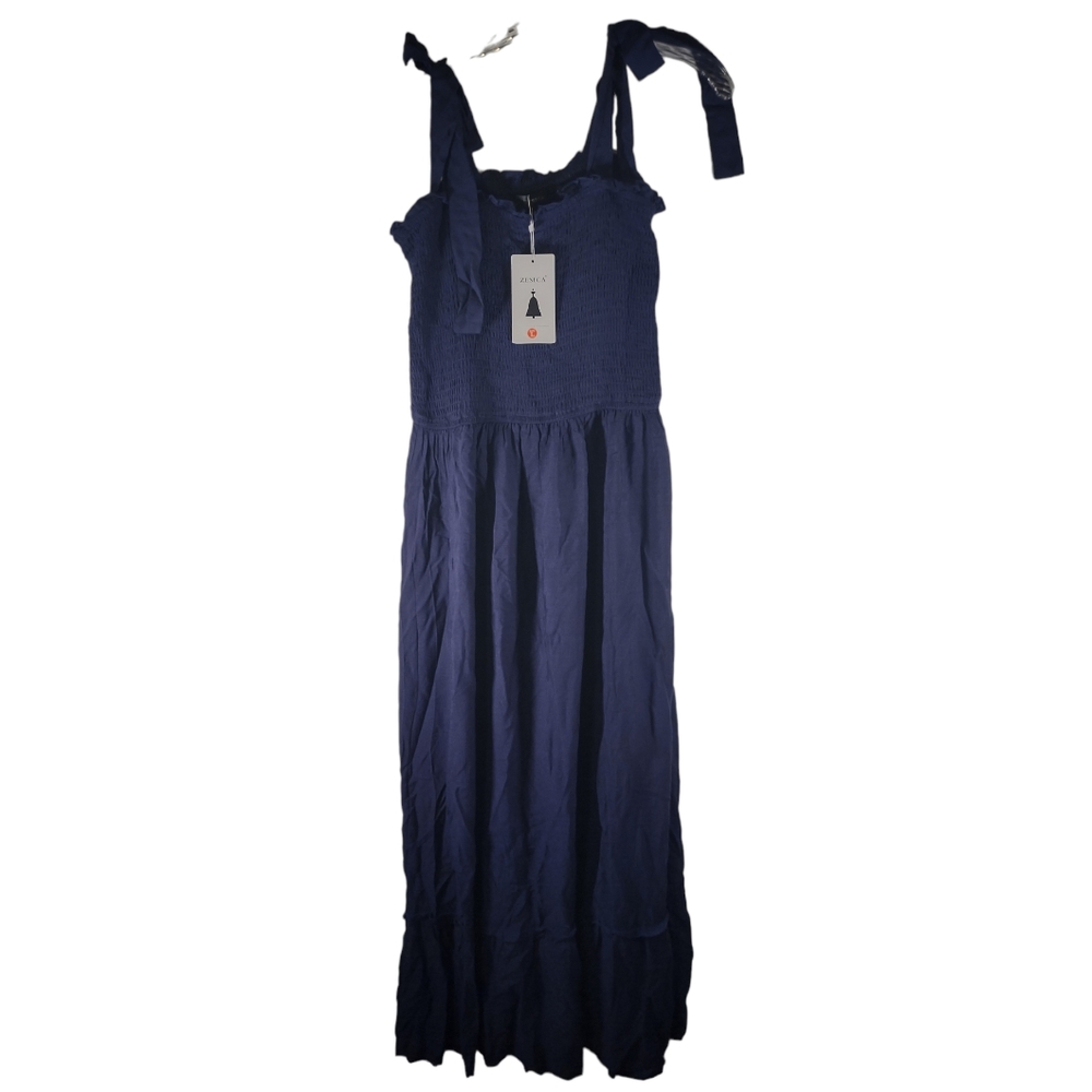 Navy blue Zesica summer dress size Large